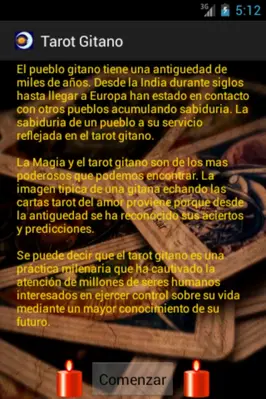 Tarot Gitano - Gratis android App screenshot 4